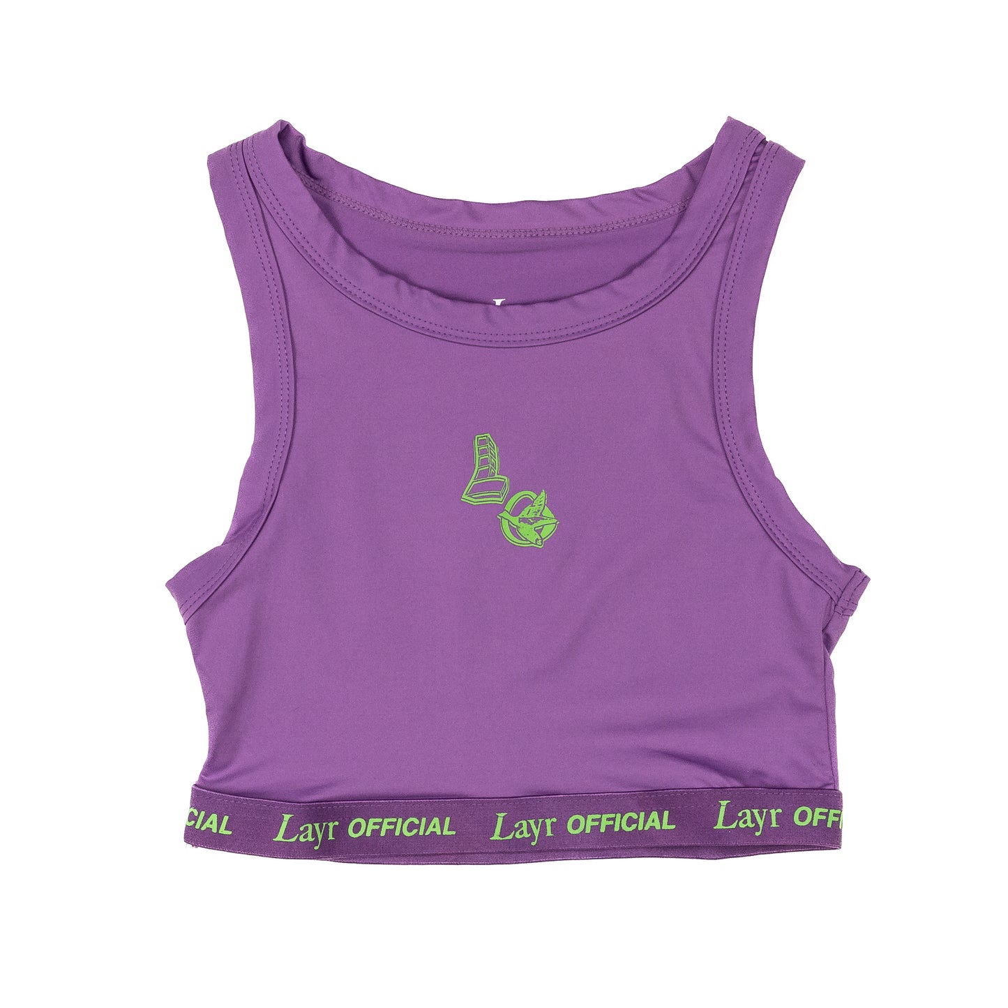 Womens New Lo Sports Bra, Purple - Layr Official