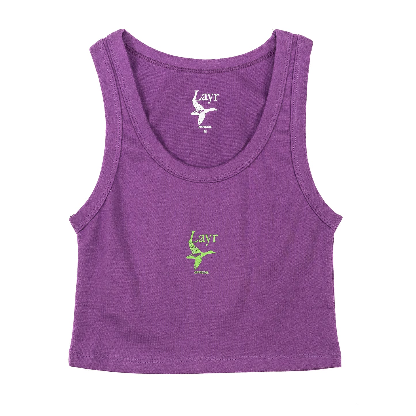 Womens Flying Duck Tank, Purple - Layr Official
