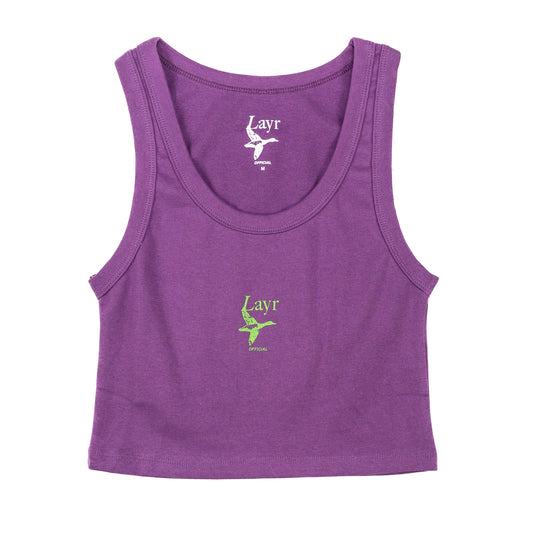 Womens Flying Duck Tank, Purple - Layr Official