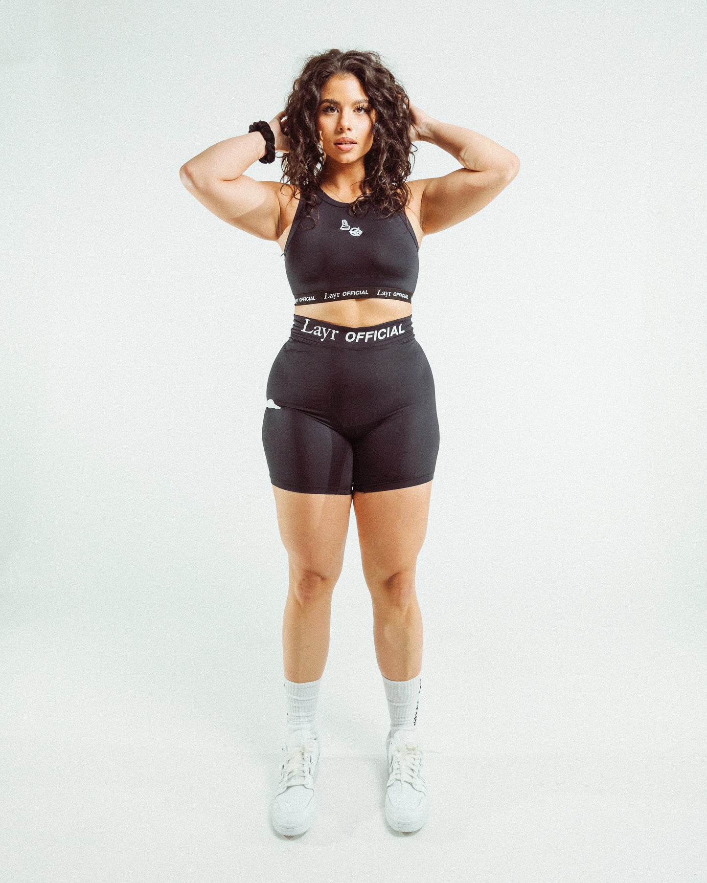 Womens Biker Short, Black - Layr Official