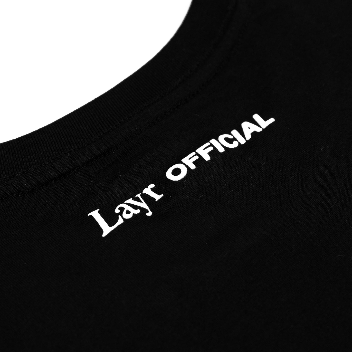 Global Duck Puff Print Tee Black