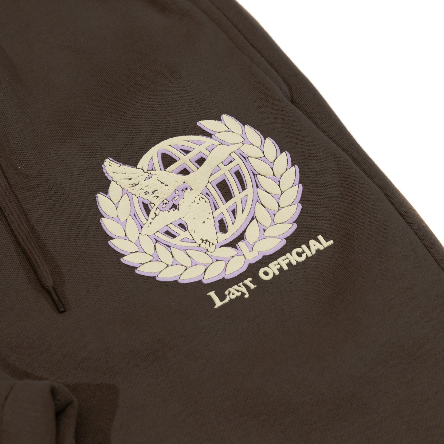 Global Duck Puff Print Jogger Walnut