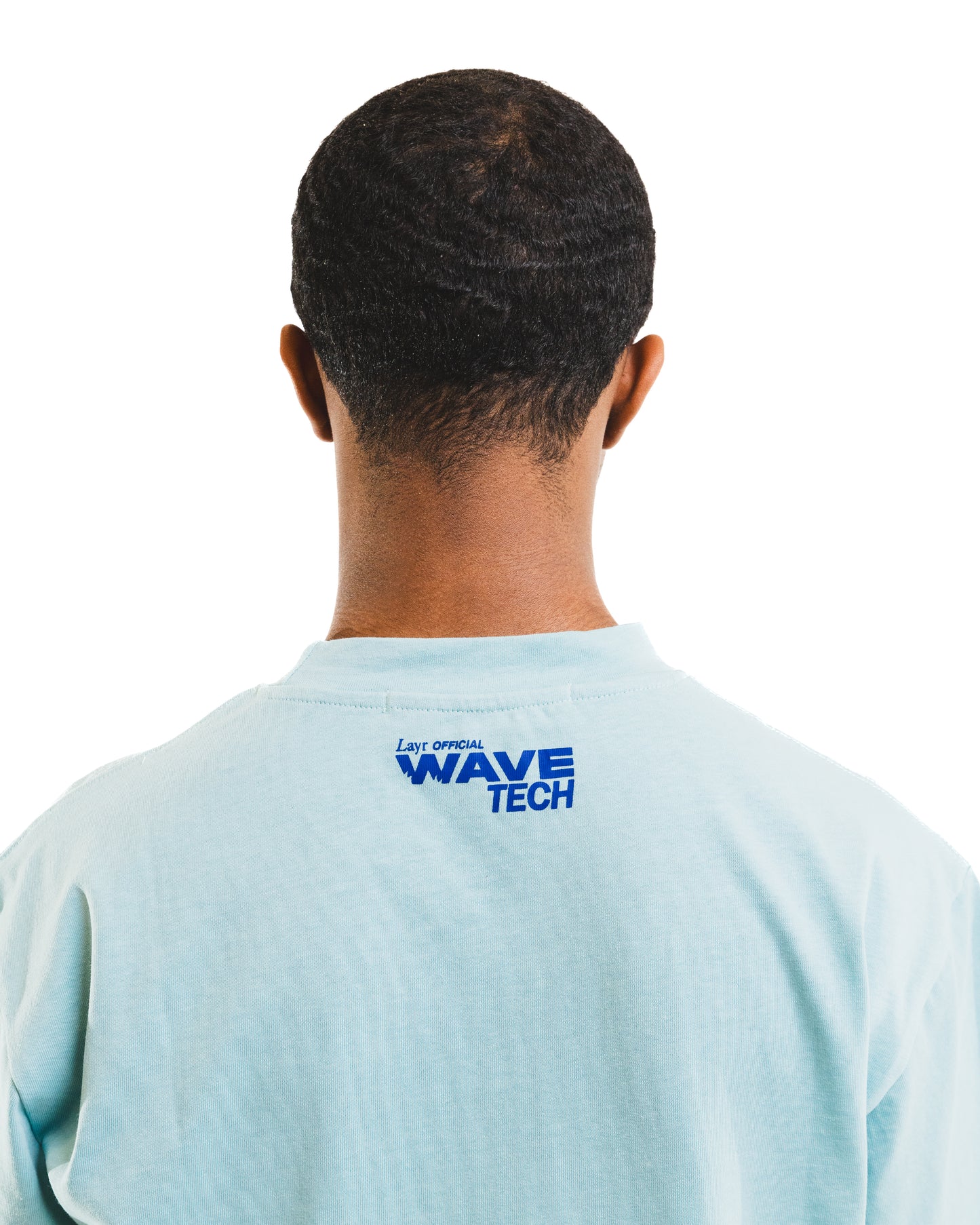 Wave Tech L Block Tee, Teal
