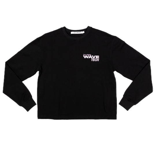 Wave Tech Long Sleeve Tee, Black