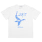 Wave Tech Flying Duck Tee, White