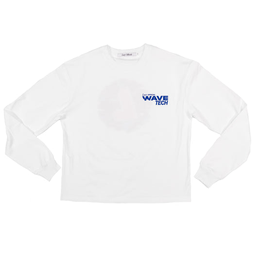 Wave Tech Long Sleeve Tee, White