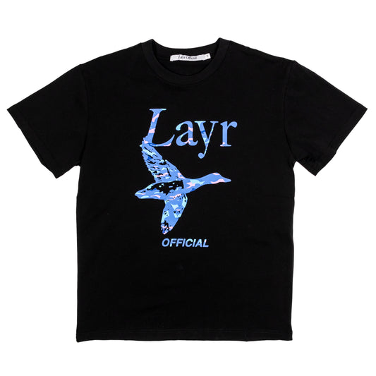 Wave Tech Flying Duck Tee, Black