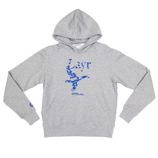 Wave Tech Flying Duck Pullover Hoodie, Heather | Layr Official