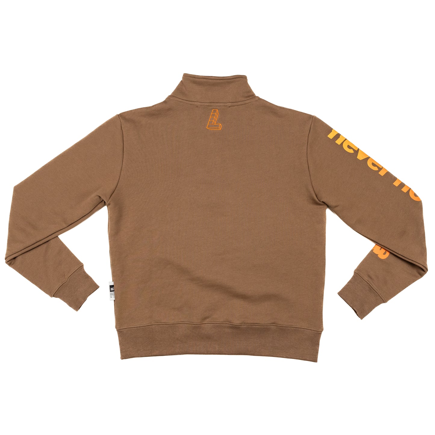 N2M Quarter Zip Crew, Brown/Orange - Layr Official