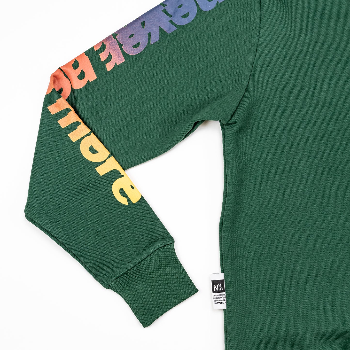 N2M Quarter Zip Crew, Green/Navy-Orange-Yellow - Layr Official