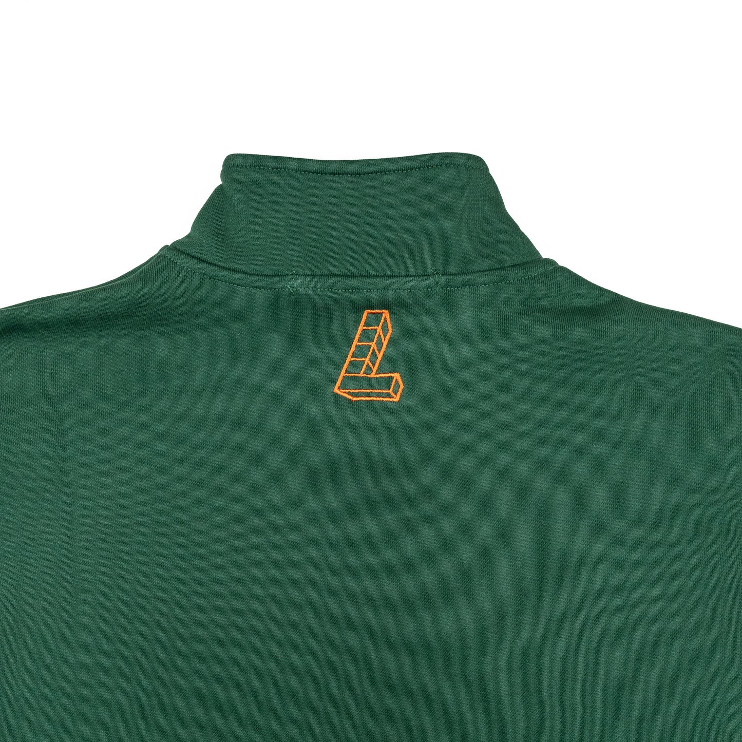 N2M Quarter Zip Crew, Green/Navy-Orange-Yellow - Layr Official