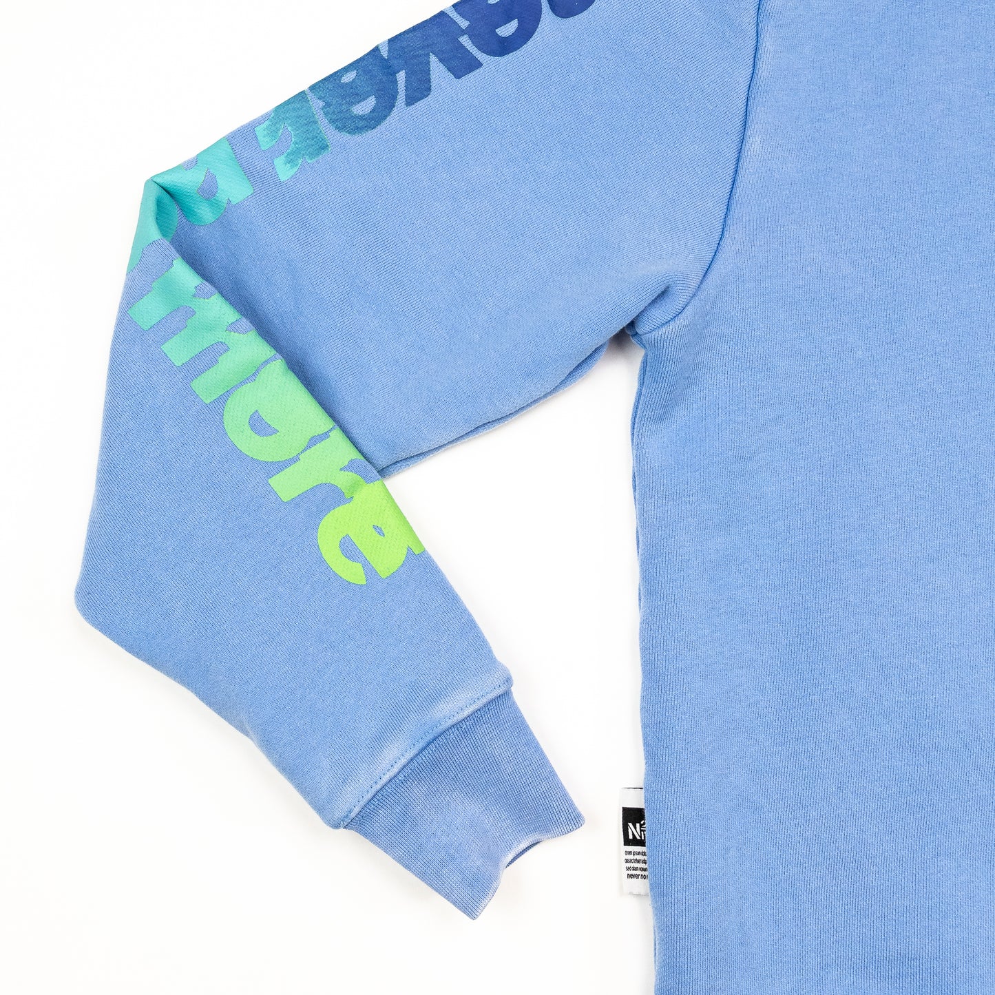 N2M Quarter Zip Crew, Acid Blue/Green-Blue - Layr Official