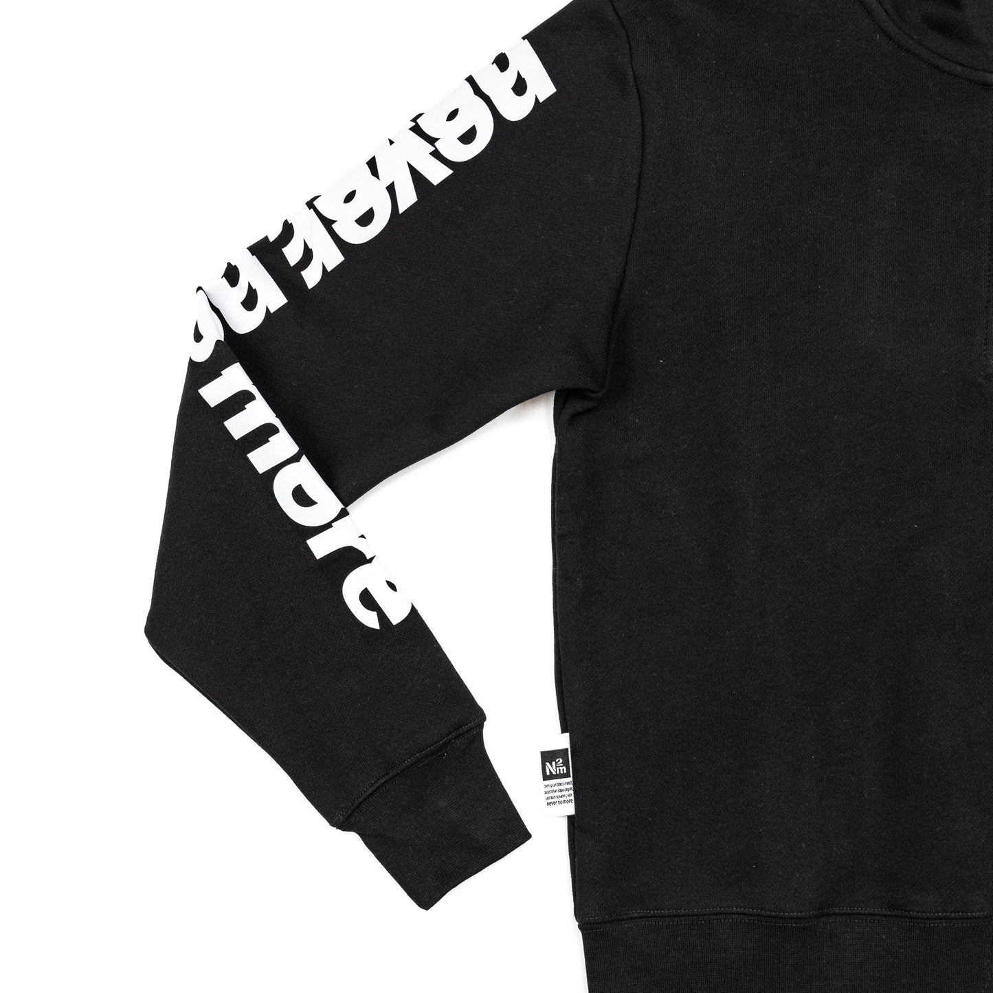 N2M Quarter Zip Crew, Black/Reflective - Layr Official