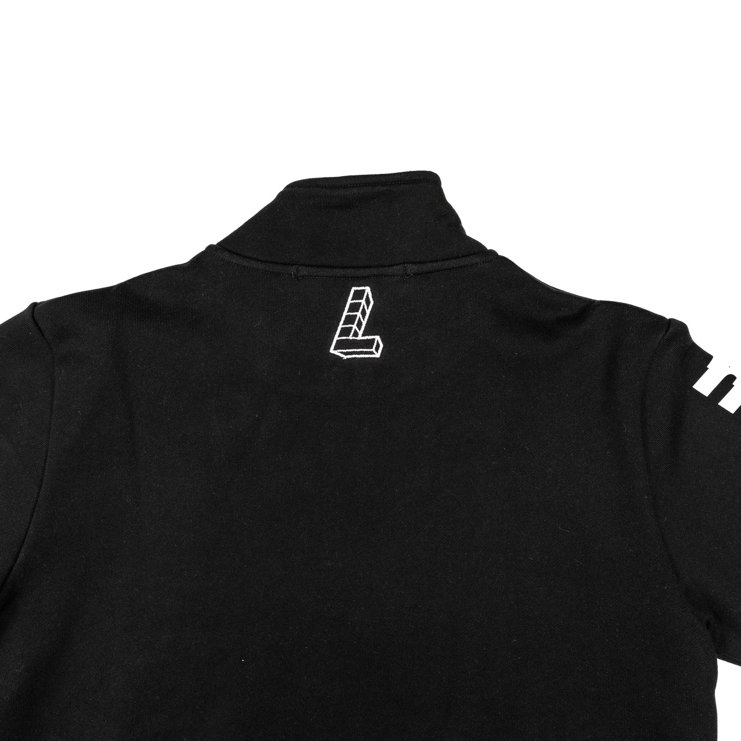 N2M Quarter Zip Crew, Black/Reflective - Layr Official