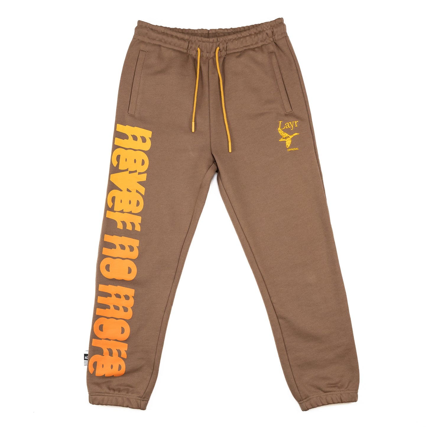 N2M Jogger, Brown/Orange - Layr Official