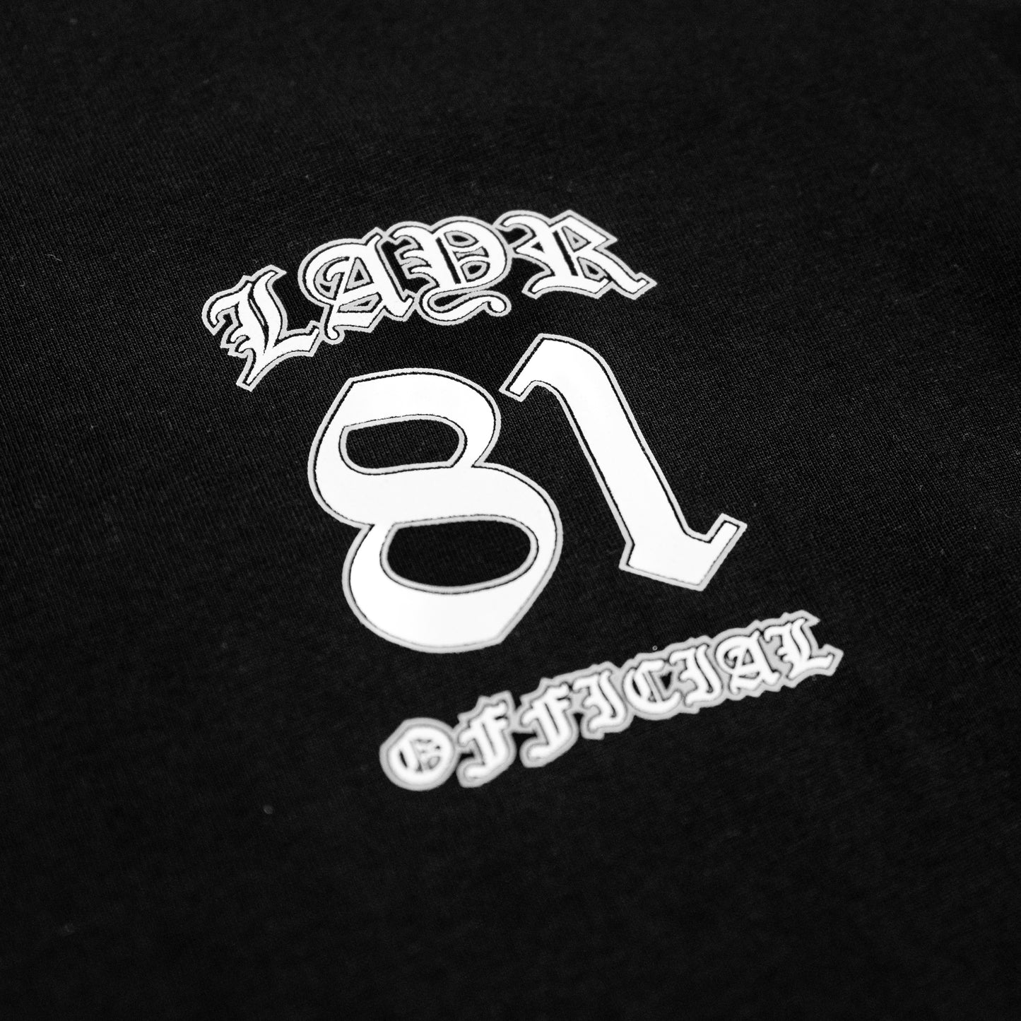 Old English '81 Tee Black