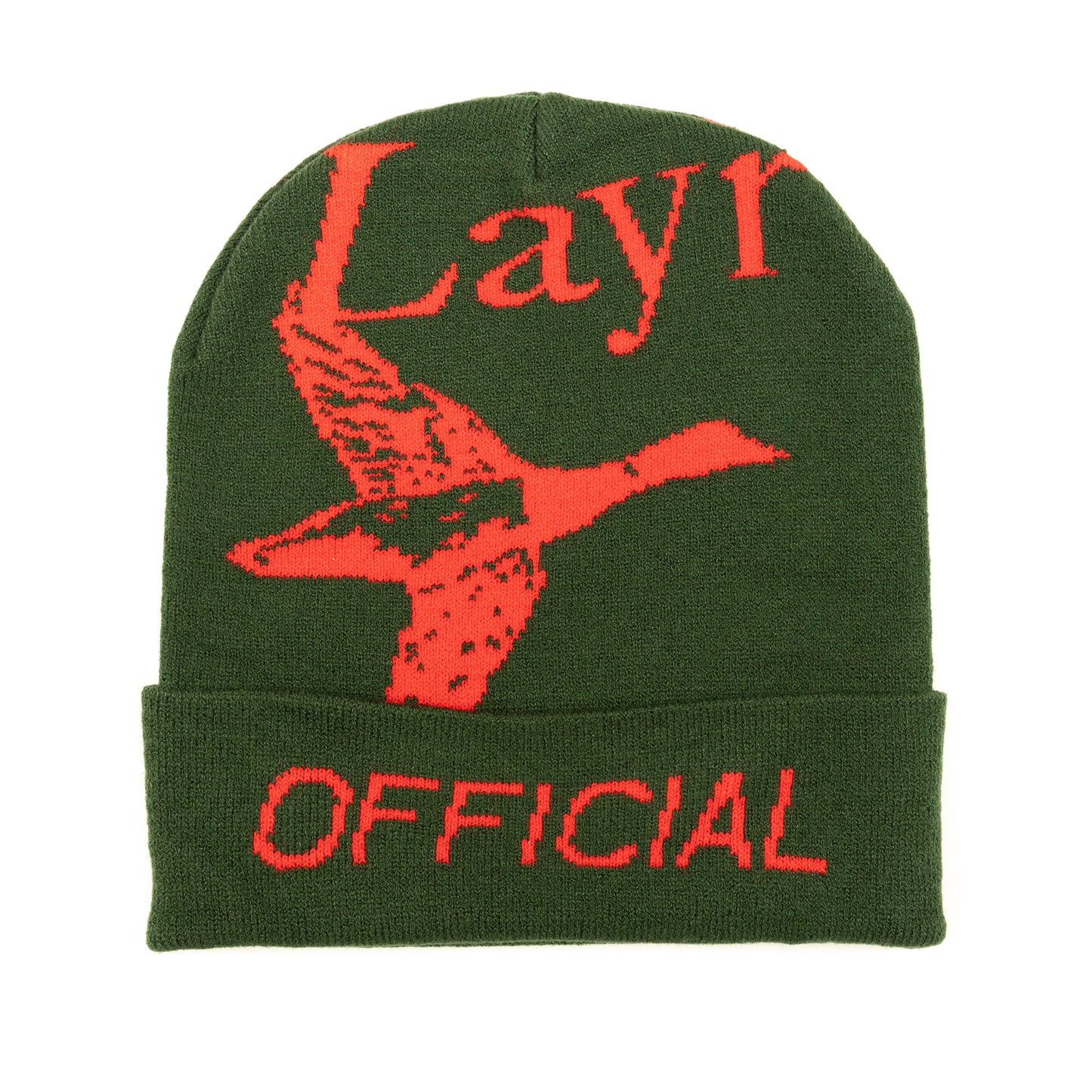 Flying Duck Skully Dark Green/Red