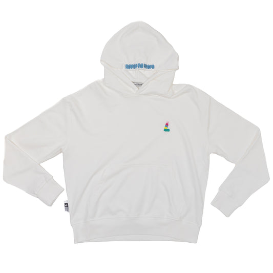 Light Weight OG L Block Hoodie, White