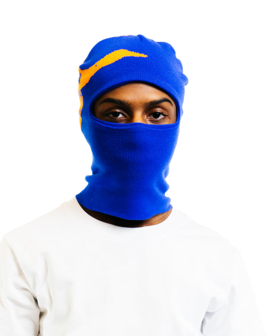 Layr Official Flying Duck Ski Mask Blue /Orange