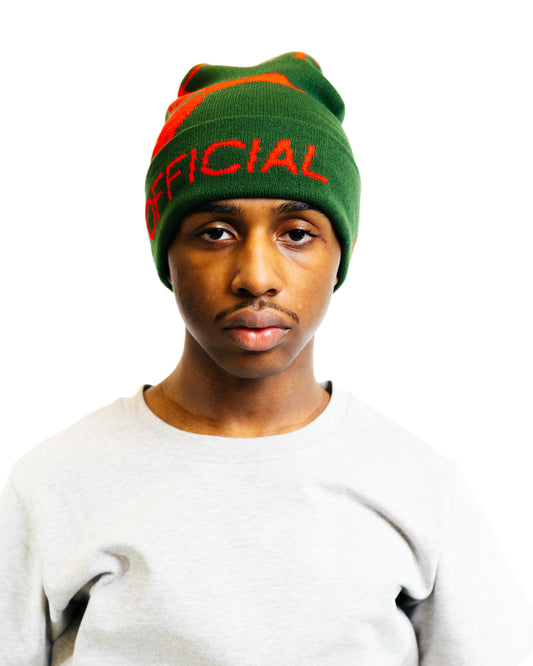 Layr Official Flying Duck Skully Dark Green/Red