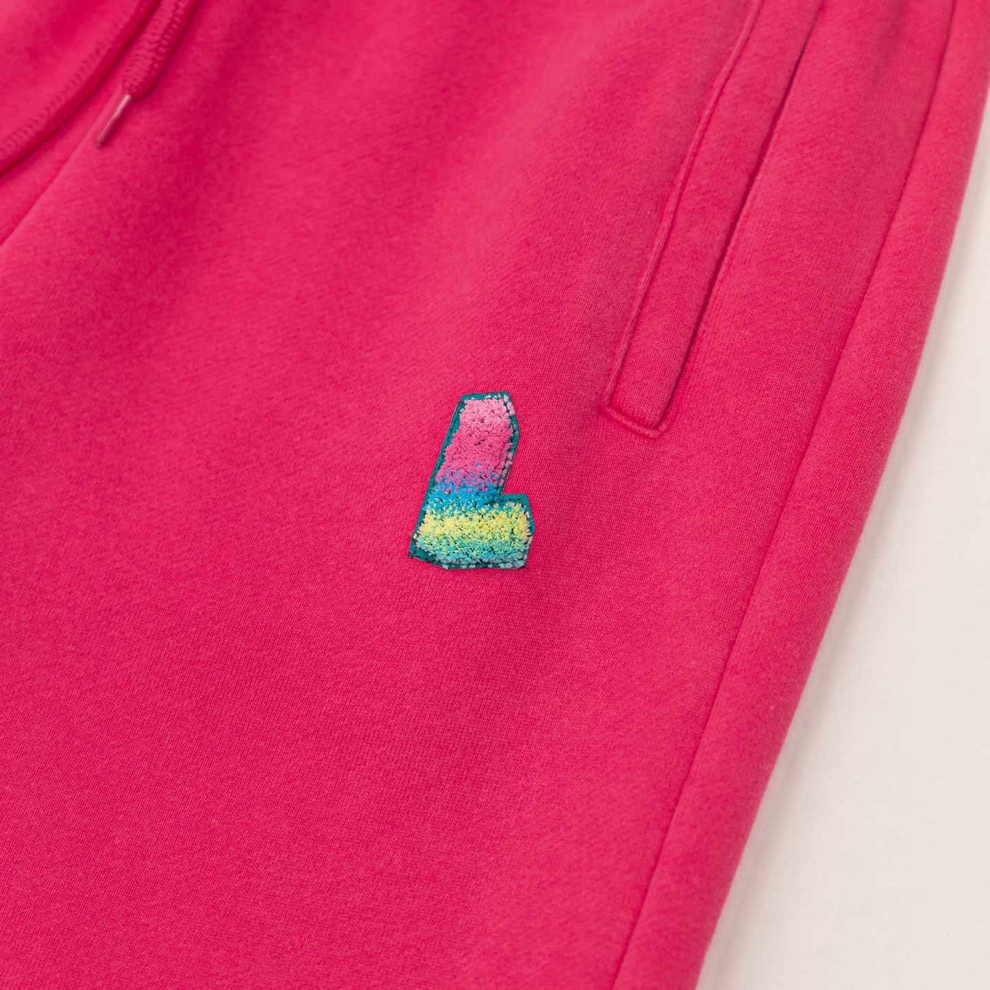 OG L Block Luxury Joggers, Washed Pink - Layr Official
