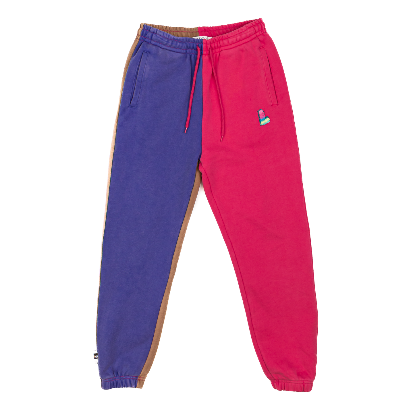 OG L Block Luxury Joggers, Washed Multi-Panel - Layr Official