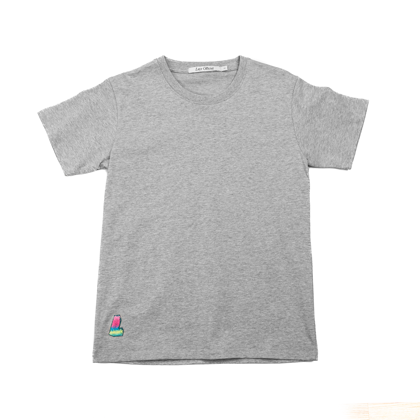 OG L Block Luxury Tee, Athletic Heather - Layr Official