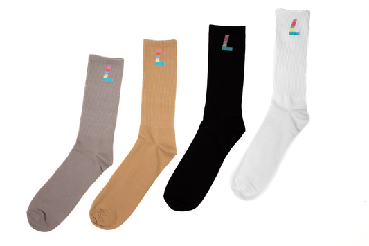 Layr Official L Block Athletic Socks