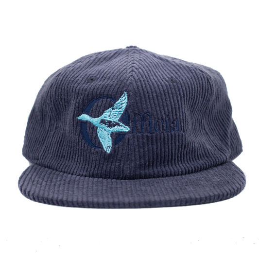 Official Corduroy Cap, Petrol Blue/Aqua - Layr Official