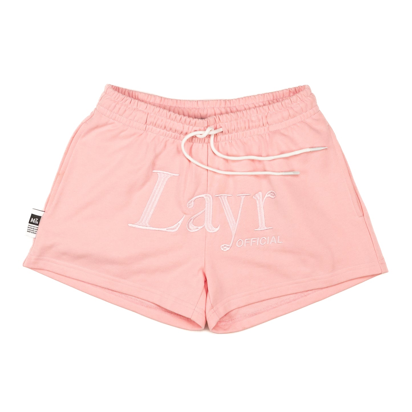 Womens Layr Official Crop Short, Pink - Layr Official