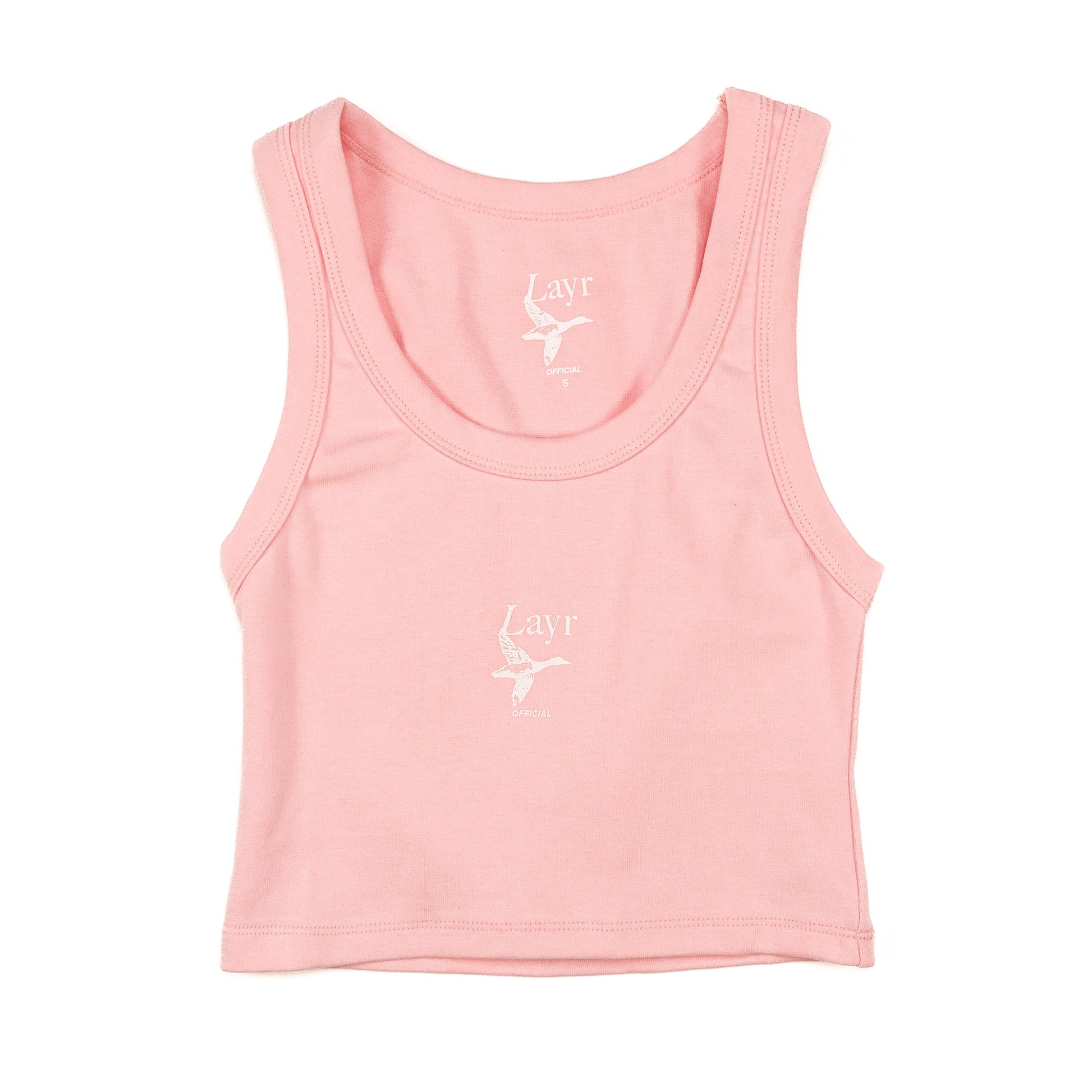 Womens Flying Duck Tank, Pink - Layr Official