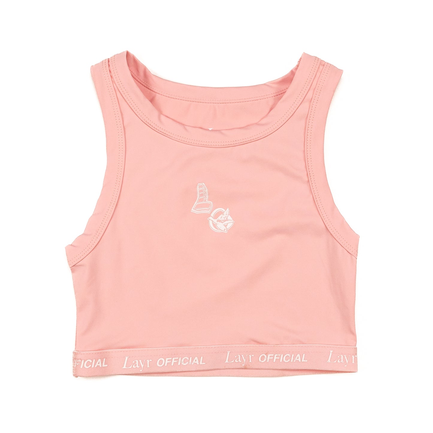 Womens New Lo Sports Bra, Pink - Layr Official