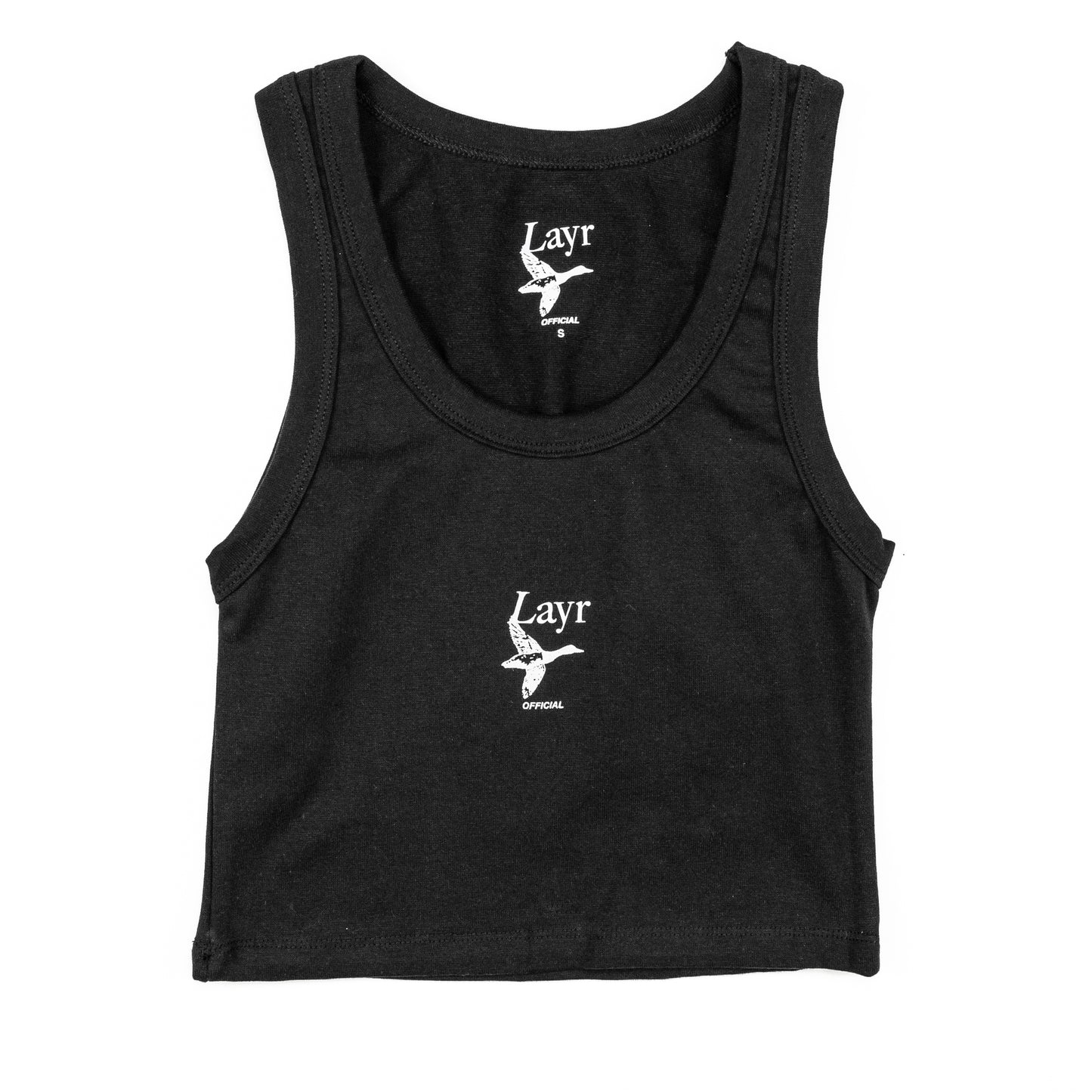 Womens Flying Duck Tank, Black - Layr Official