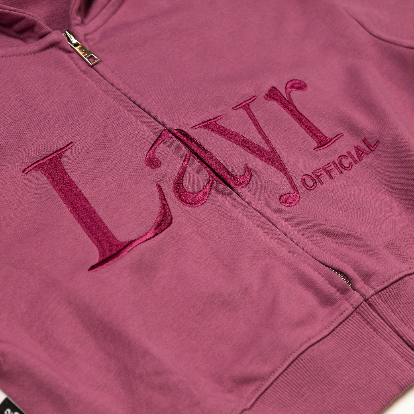 Womens Layr Official Crop Hoodie, Purple - Layr Official