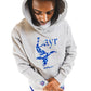 Wave Tech Flying Duck Pullover Hoodie, Heather