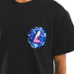 Wave Tech Side Script Tee, Black