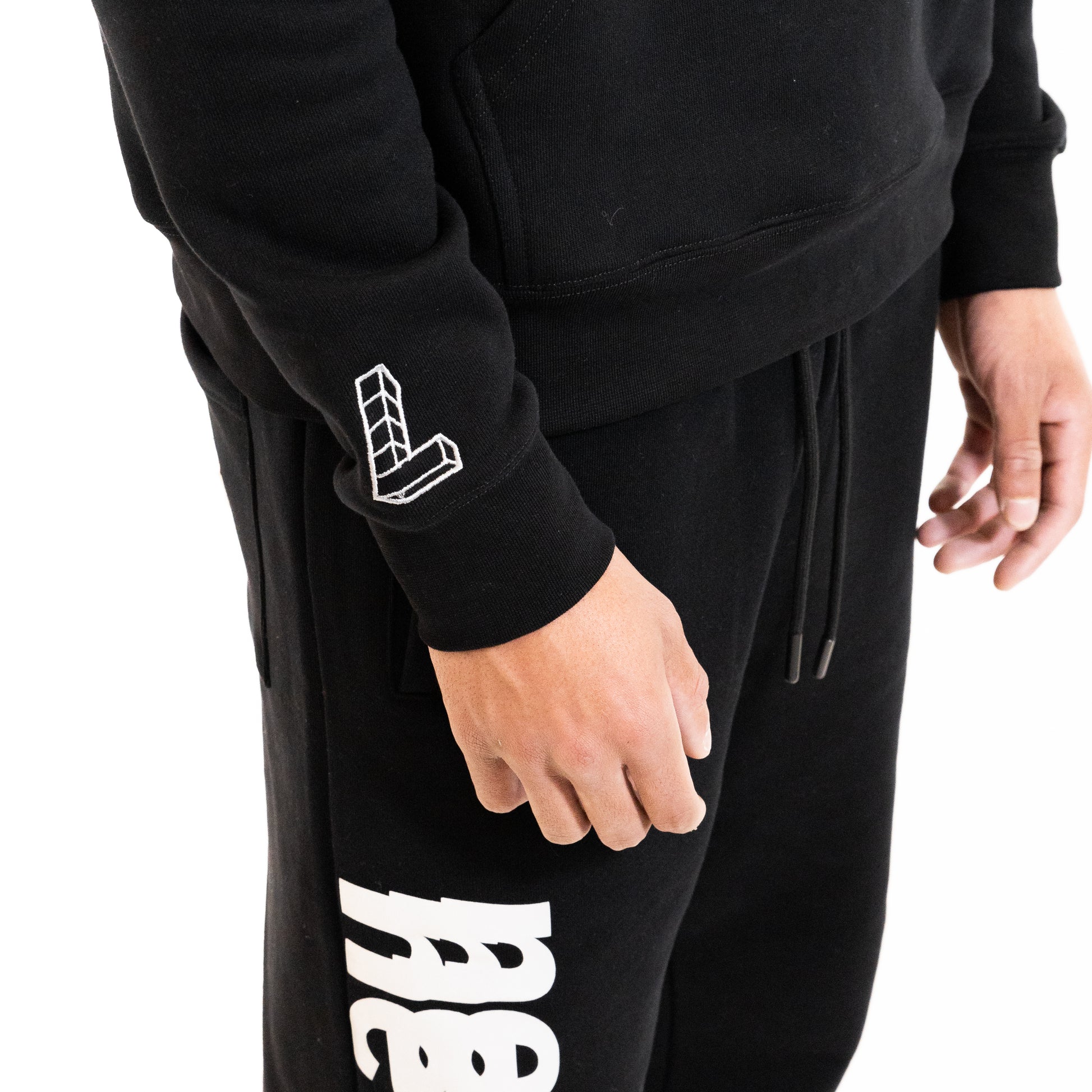 Flying Duck Hoodie, Black/Reflective - Layr Official