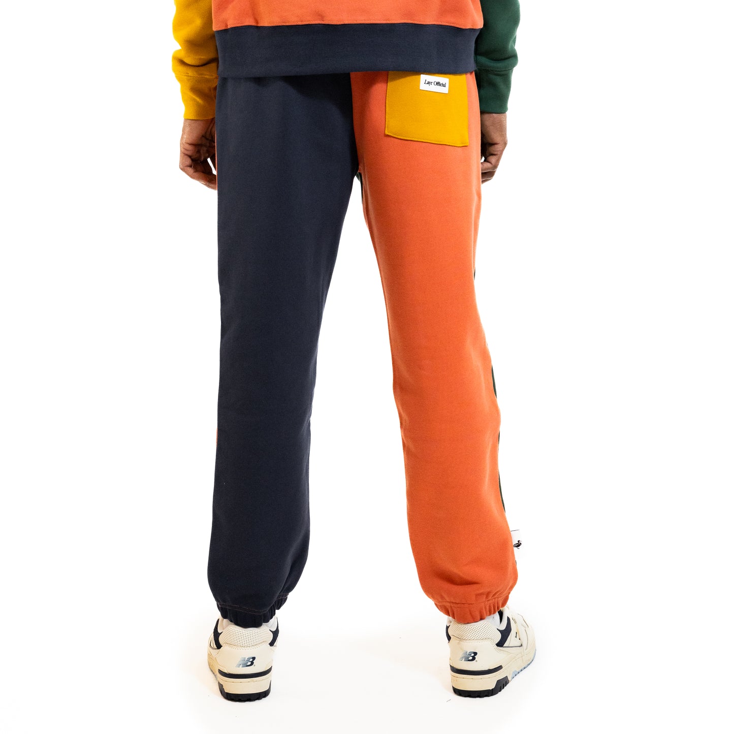 Multi-Panel Jogger, Rust/Mustard-Navy-Green - Layr Official