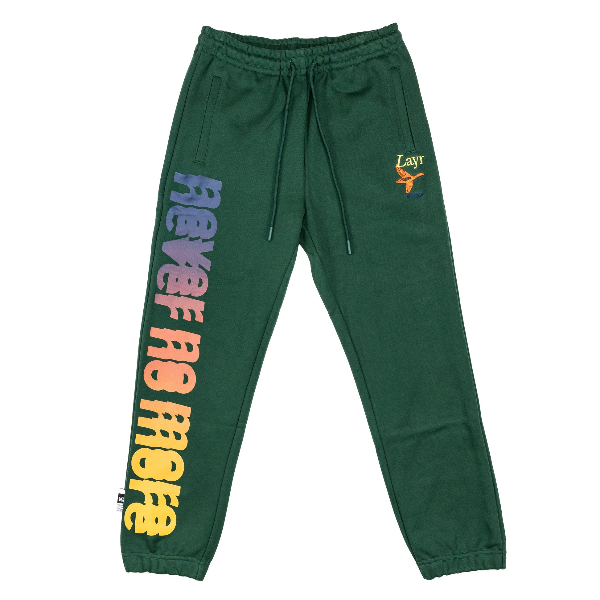 N2M Jogger, Green/Navy-Orange-Yellow - Layr Official
