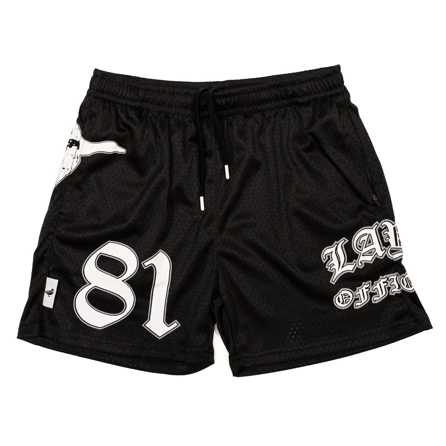 Old English '81 Mesh Short, Black