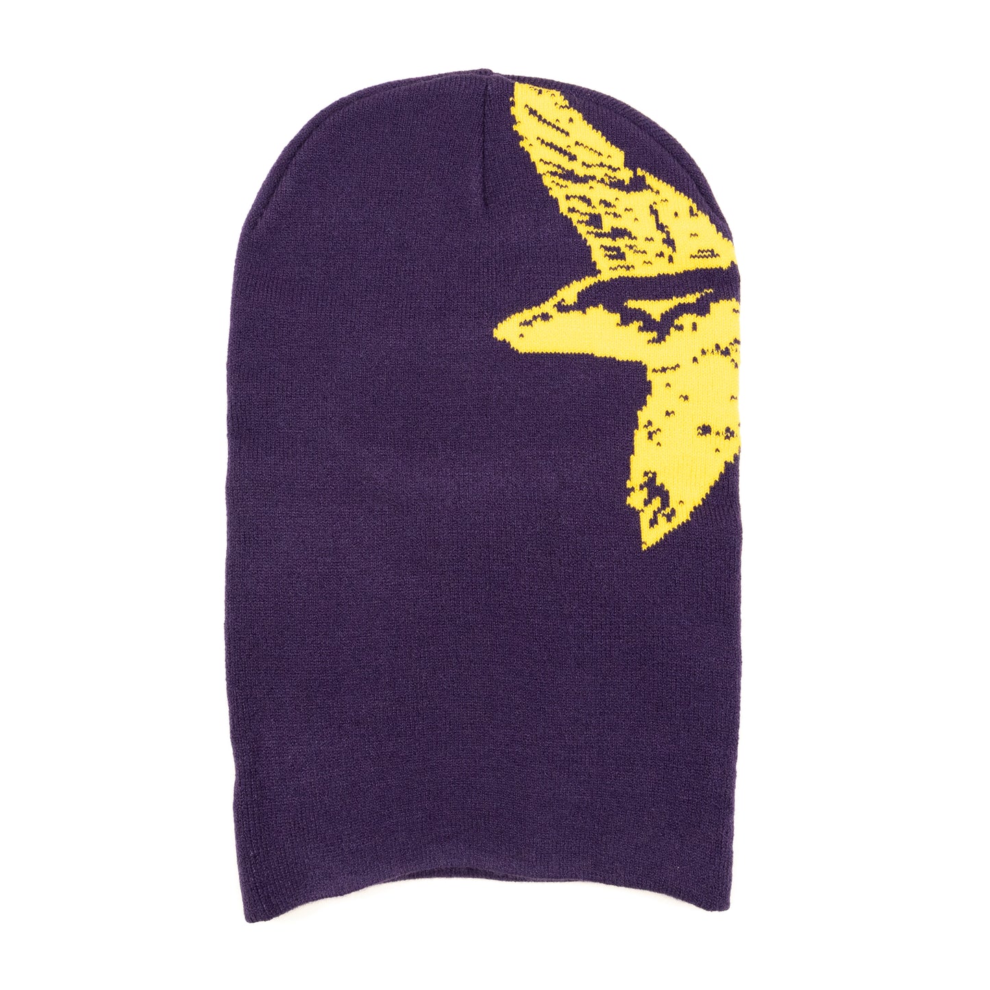 Flying Duck Ski Mask, Purple/Gold
