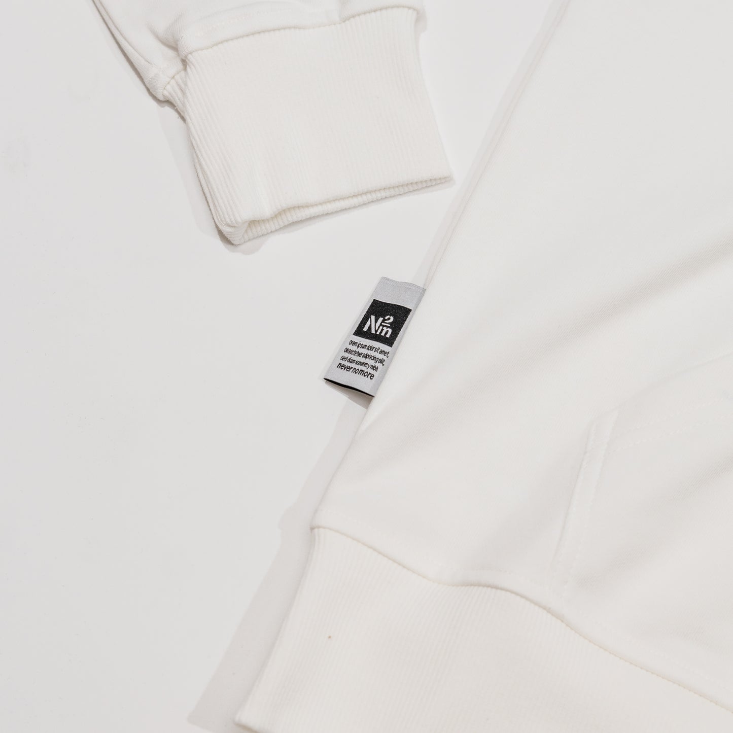 Light Weight OG L Block Hoodie, White