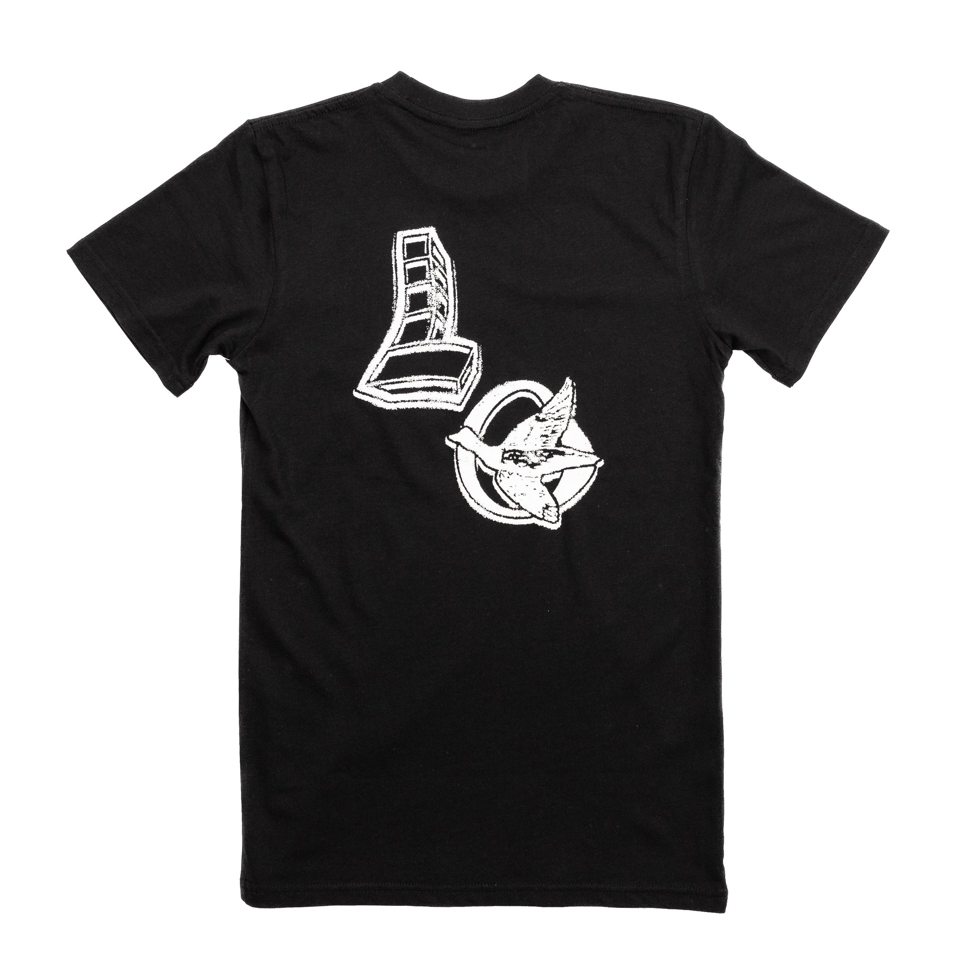 New LO Puff Tee, Black/White - Layr Official