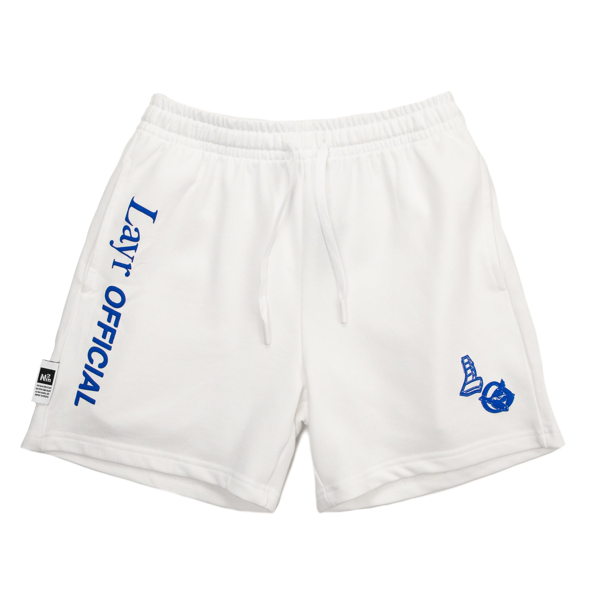 Light-Weight LO Short, White/Royal - Layr Official
