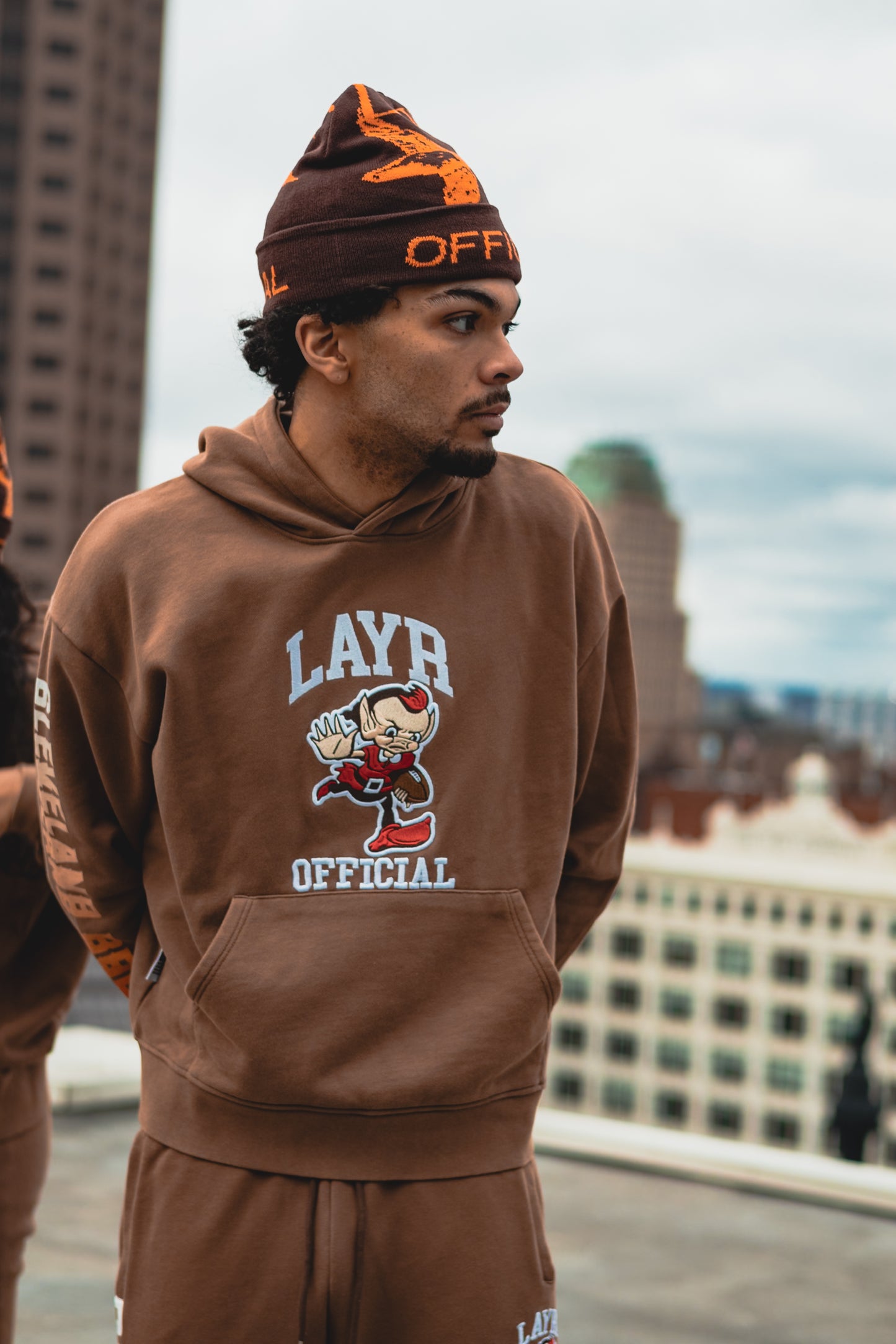 Layr Official X Browns Elfie The Brown Hoodie