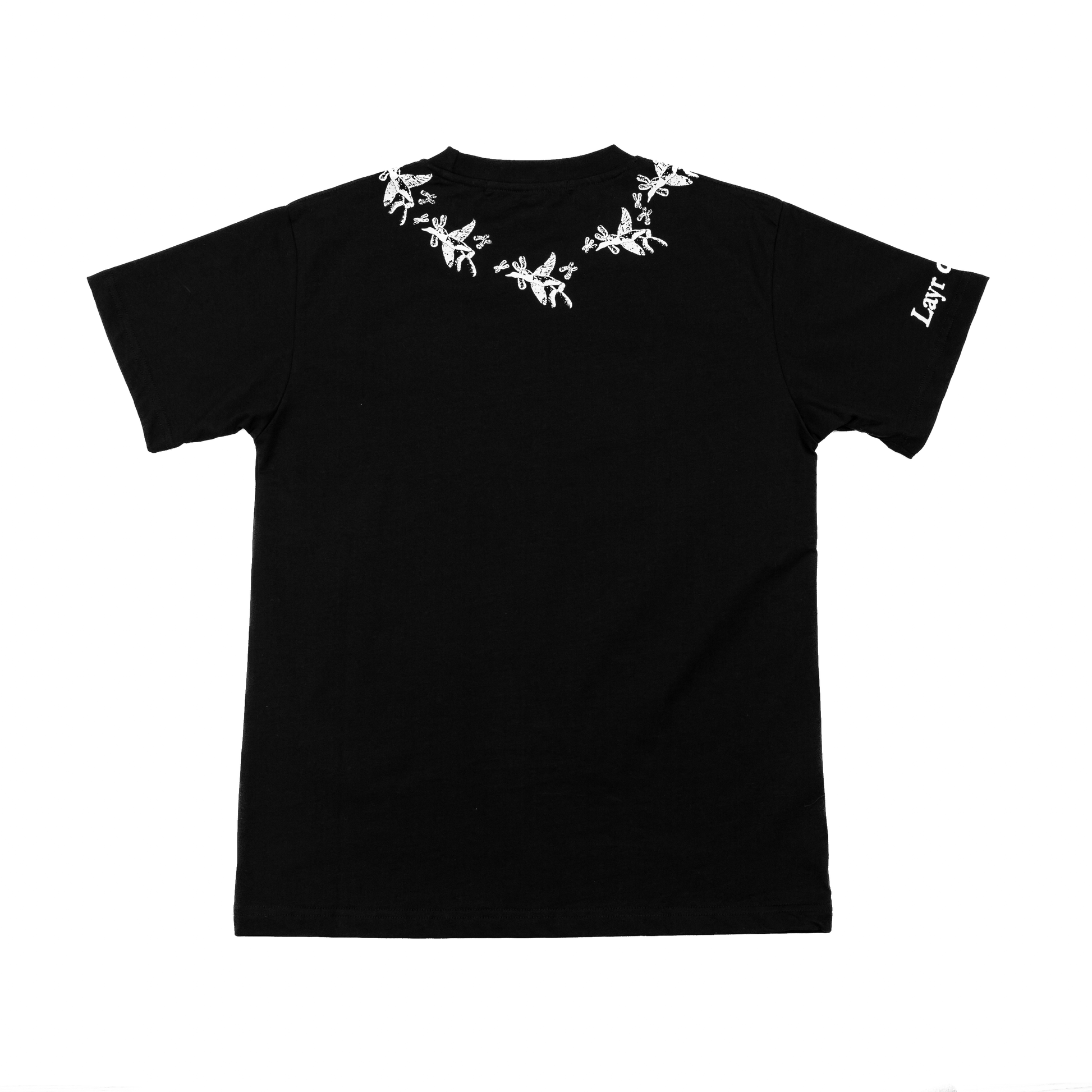 Flying Duck Neck Tee, Black - Layr Official