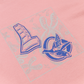 Chromosome Long Sleeve Tee, Washed Pink - Layr Official