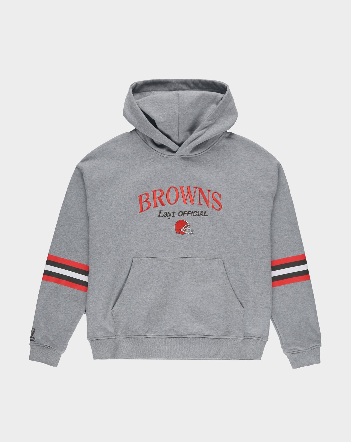 Layr Official x Browns Striped Helmet Hoodie