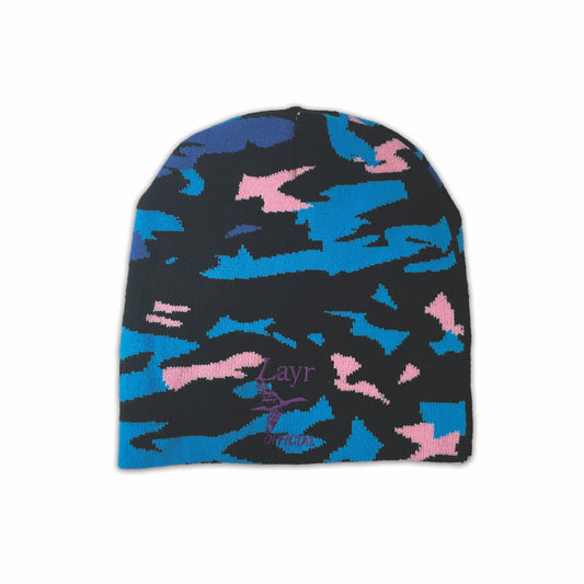 Wave Tech Beanie, Black Camo