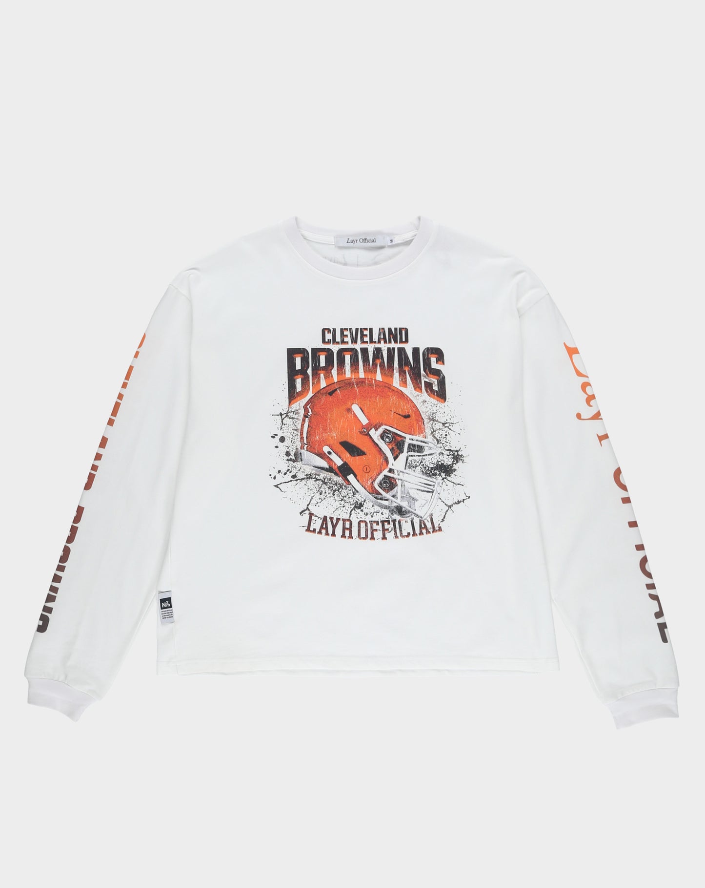 Layr Official x Browns Long Sleeve Helmet Tee